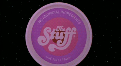 The Stuff (animation tire du film et prise sur le site Horrorsociety.com)